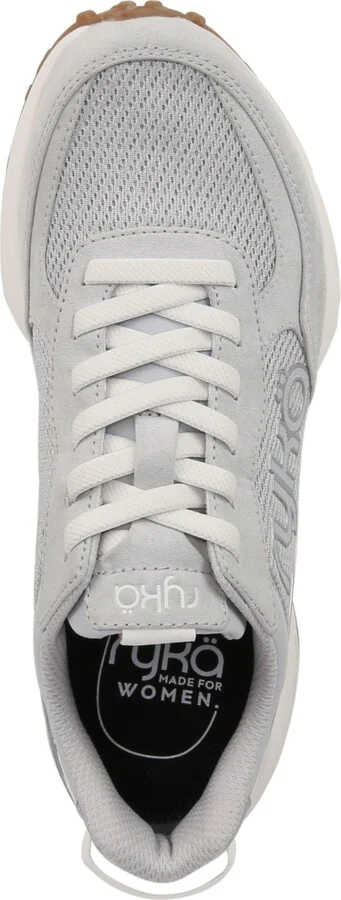 Ryka Women's Jog On Slip On Bungee Sneakers - Lilac/Navy Fabric/Faux Suede - Image 10