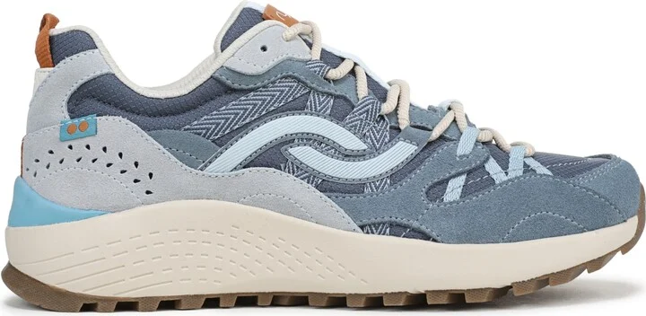Ryka Women's Karma Trail Walking Sneakers - Dust Blue Suede/Mesh - Image 2