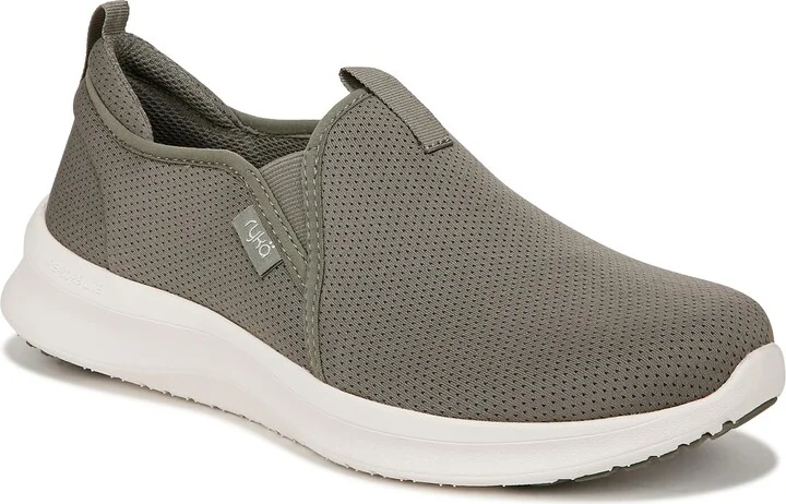 Ryka Womens Revive Slip On Sneakers Vetiver Green 8.5 W