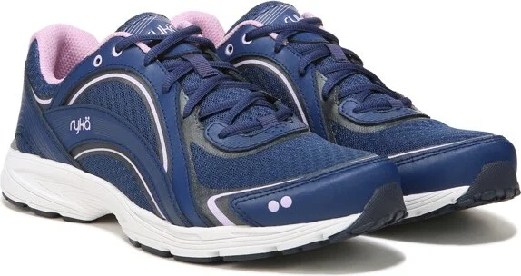 Ryka Women's Sky Walk Walking Shoes Black Blush Leather 6.5 M - Image 4