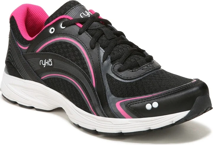 Black,pink Leather,mesh