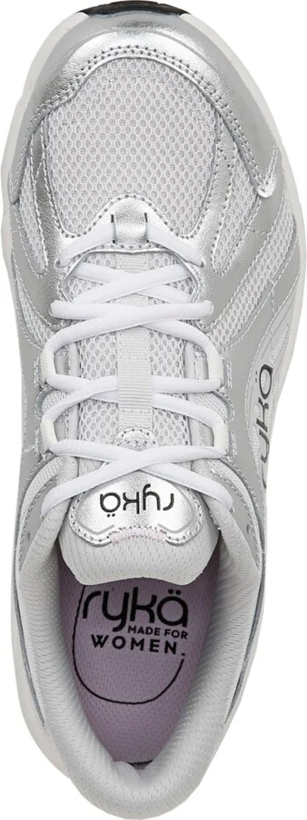 Ryka Women's Skylift Lace Up Walking Sneakers - Gold Metallic Mesh/Leather/Faux Leather - Image 8