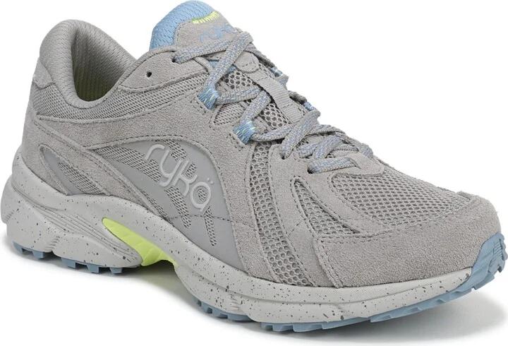 Ryka Women's Skylift Tr Trail Walking Sneakers - Paloma Grey Suede/Mesh