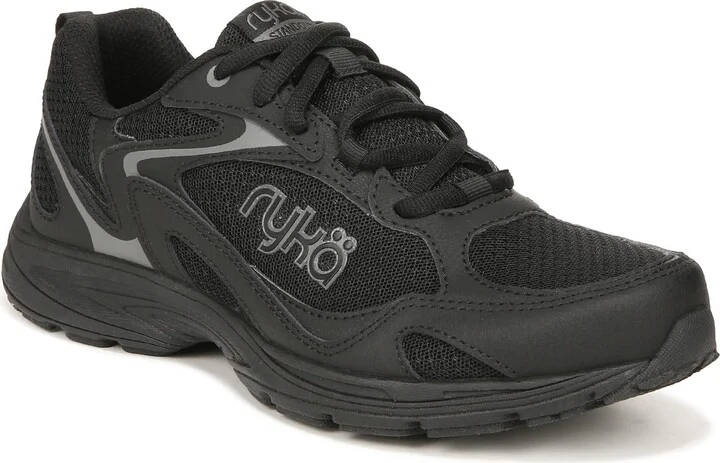 Ryka Womens Standout Athletic Walking Shoe Black 12 M