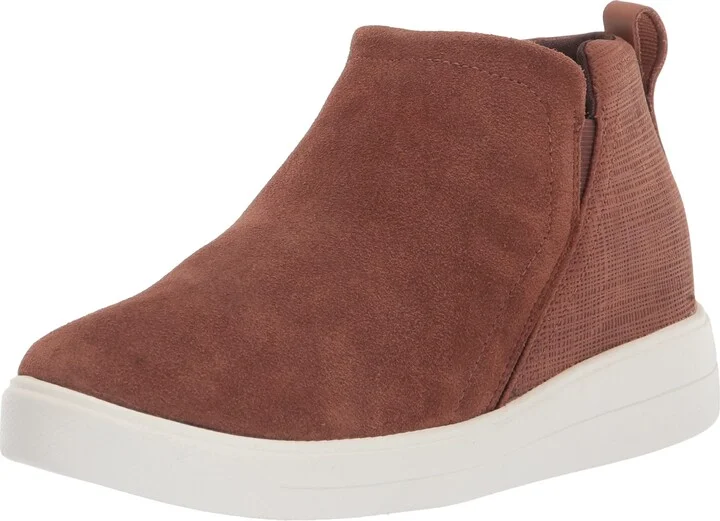Ryka Women's Vera Wedge Sneaker Saddle Tan Leather 6 M