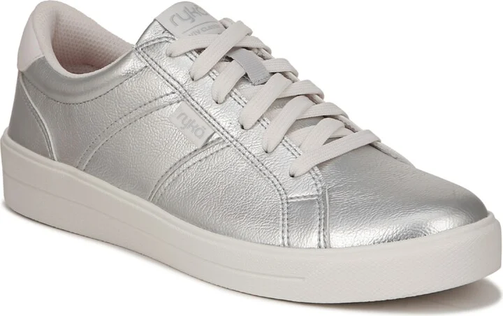 Silver Faux Leather