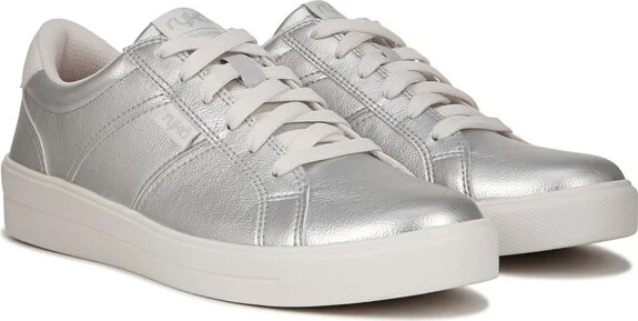 Ryka Women's Viv Classic Sneakers Silver Metallic 5.5 M - Image 2
