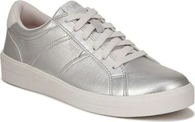 Ryka Women's Viv Classic Sneakers Silver Metallic 5.5 M