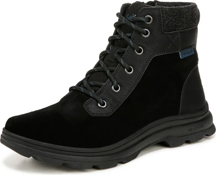 Black Suede Leather