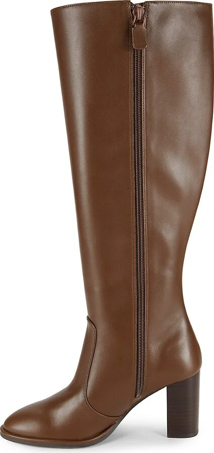 Ryland 76MM Leather Knee Boots - Image 4