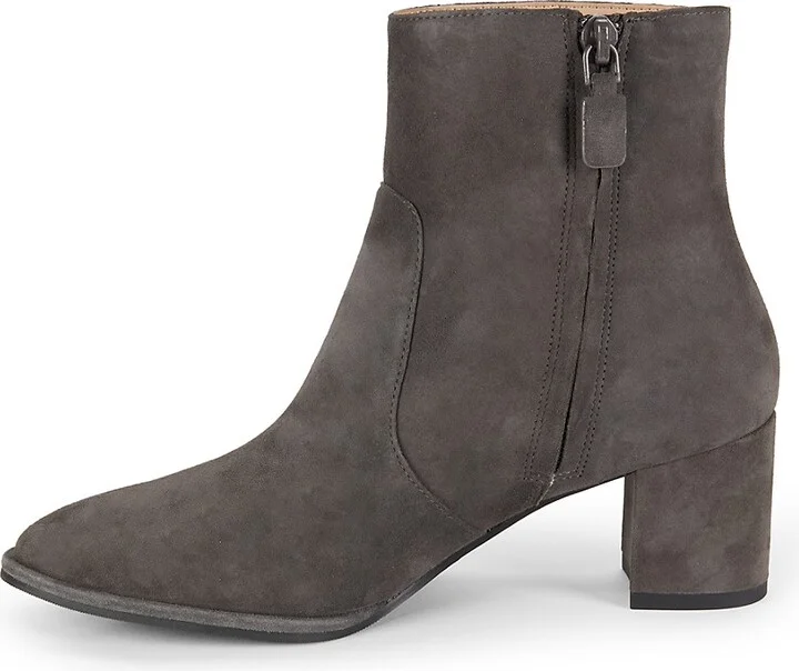 Ryland Suede Block Ankle Boots - Image 4