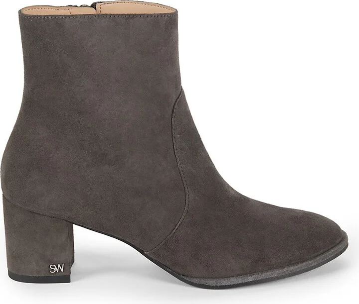 Ryland Suede Block Ankle Boots