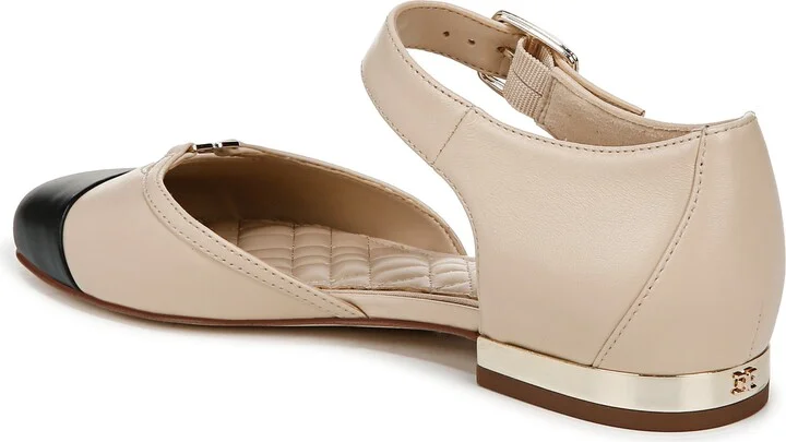 Rylie Ankle Strap Cap Toe Flat - Image 2