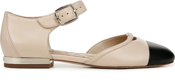 Rylie Ankle Strap Cap Toe Flat - Image 3