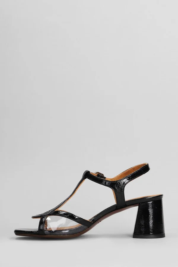 Ryona Sandals In Black Leather - Image 3