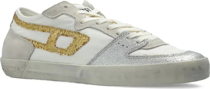 S-Leroji glitter-panel low sneakers - Image 2
