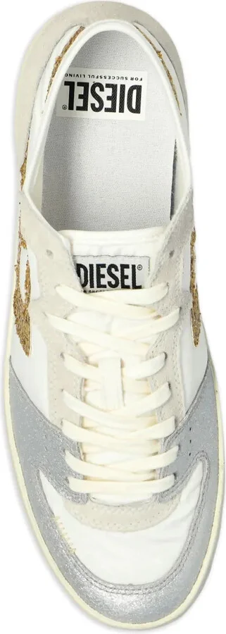 S-Leroji glitter-panel low sneakers - Image 4