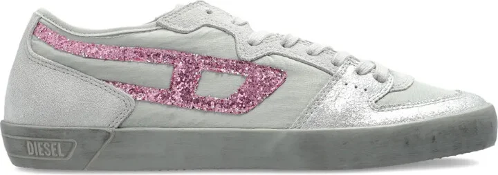 S-Leroji glitter-stripe sneakers