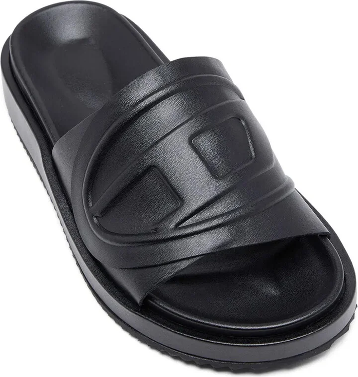 Sa-Slide D Oval W logo-embossed slides - Image 2