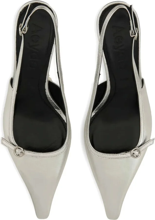 Saba slingback pointed-toe pumps - Image 4
