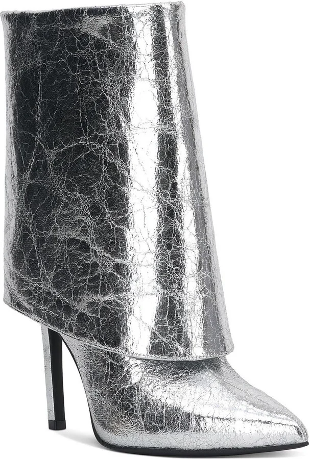SABEEL Womens Cuffed Manmade Booties