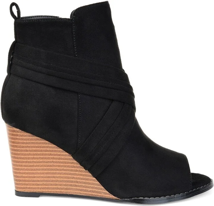 Sabeena Wedge Peep Toe Bootie - Image 3