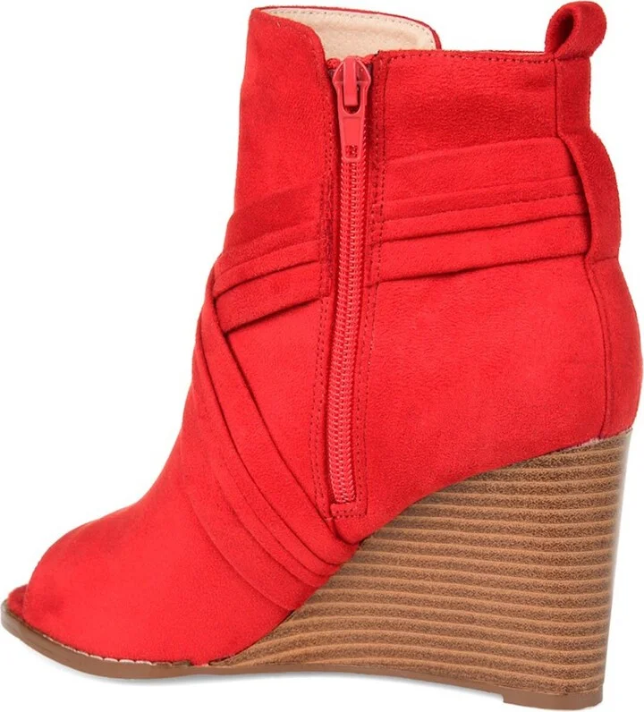 Sabeena Wedge Peep Toe Bootie - Image 8