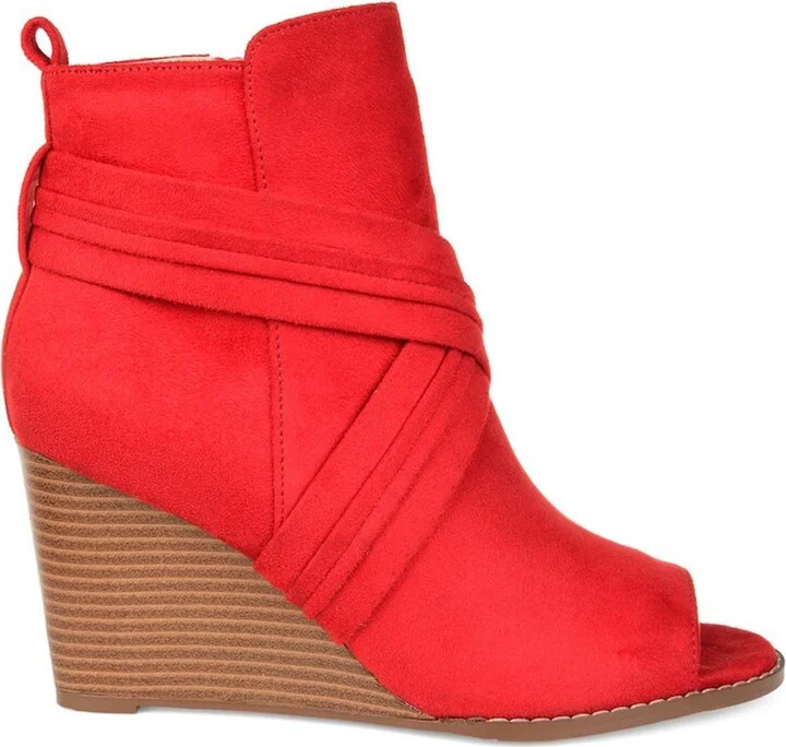 Sabeena Wedge Peep Toe Bootie - Image 9