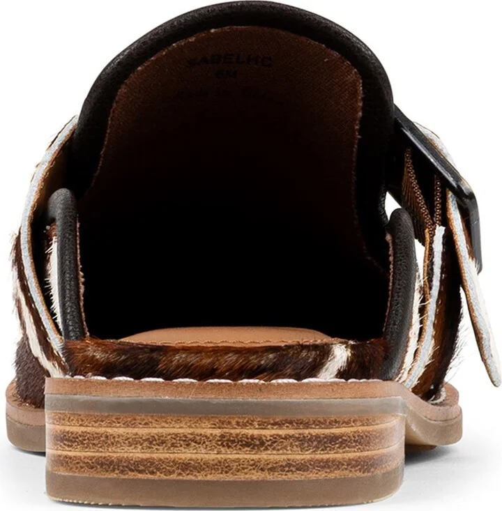 Sabel Genuine Calf Hair Buckle Mule - Image 6
