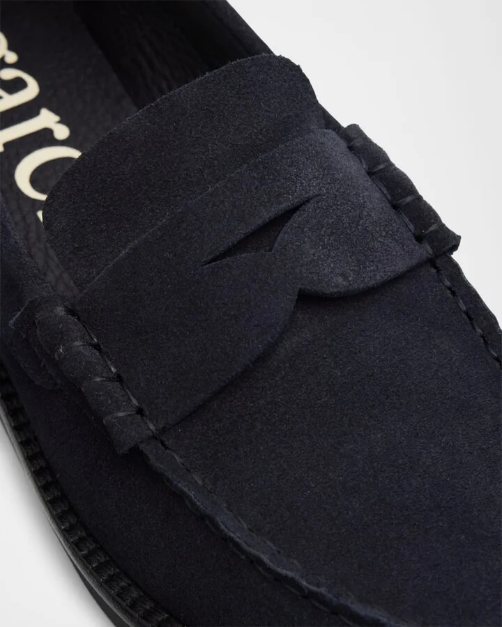 Sabela Suede Penny Loafers - Image 6