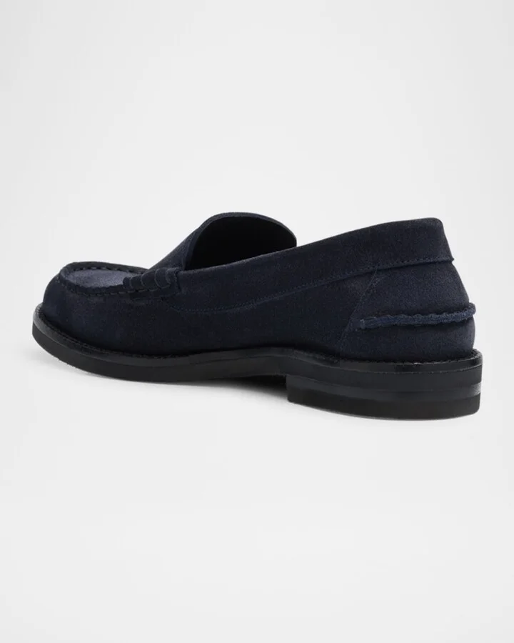 Sabela Suede Penny Loafers - Image 7