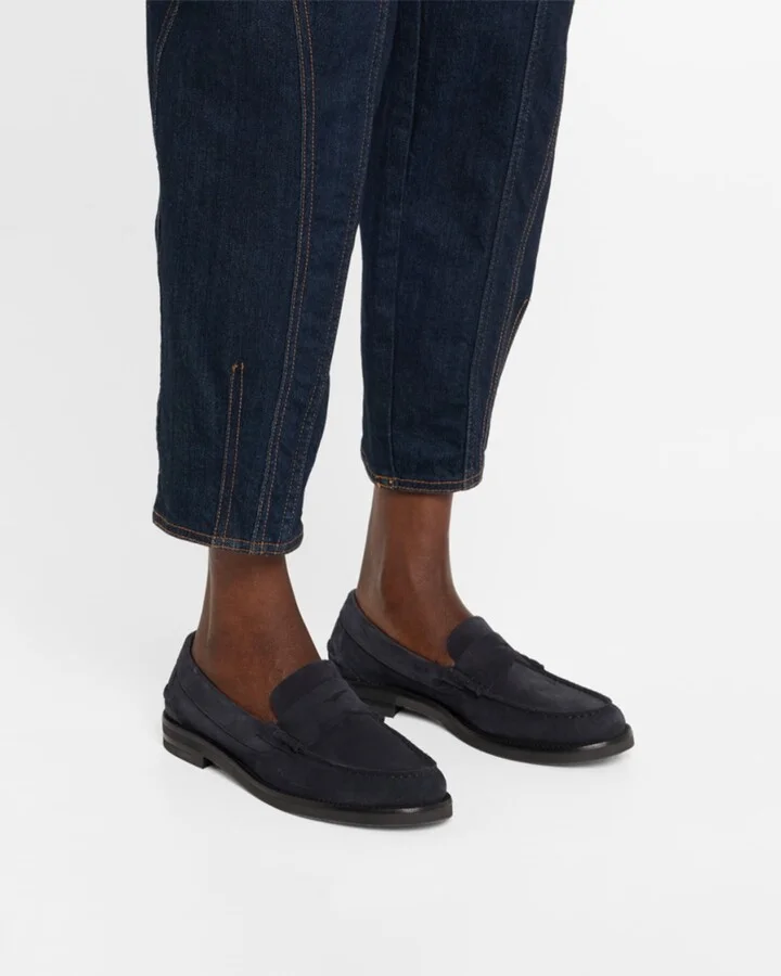 Sabela Suede Penny Loafers - Image 9