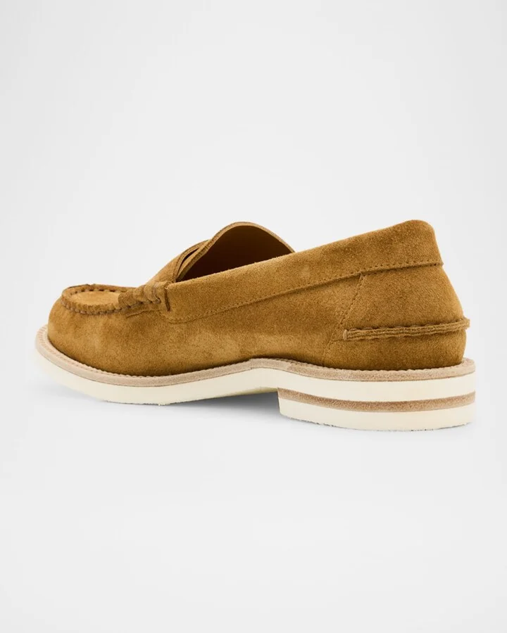 Sabela Suede Penny Loafers - Image 11