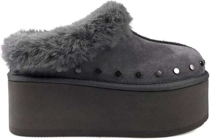 Sabi Faux Fur Platform Clog - Image 3