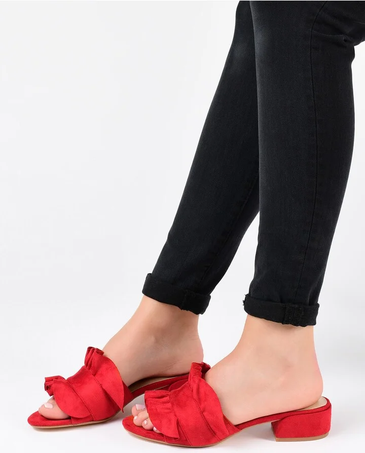 Sabica Ruffle Slide Sandal - Image 8