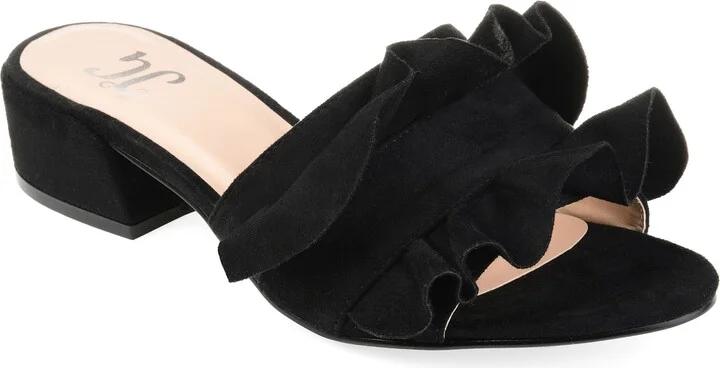 Sabica Ruffle Slide Sandal