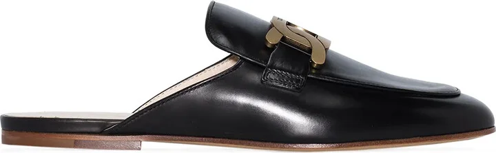 Sabot loafer mules