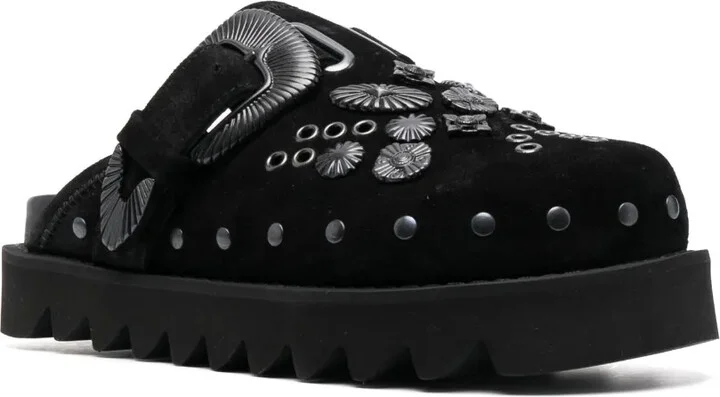 Sabot metal suede mules - Image 2