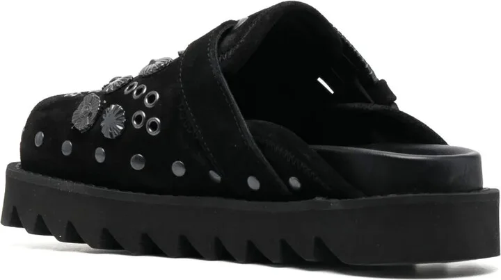 Sabot metal suede mules - Image 3