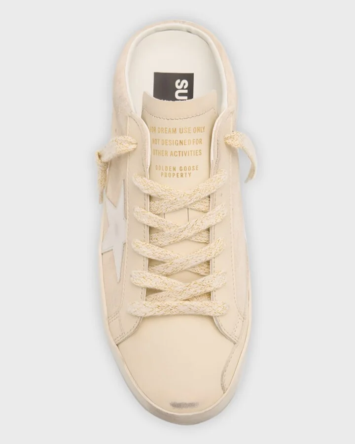 Sabot Mixed Leather Slide Sneakers - Image 3