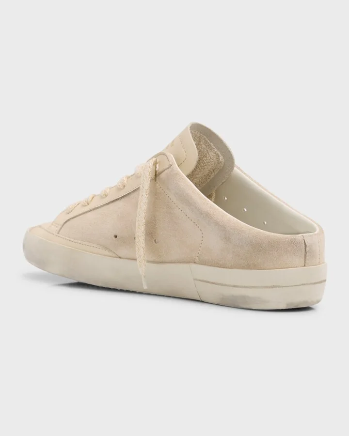 Sabot Mixed Leather Slide Sneakers - Image 4