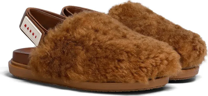 Sabot shearling mules - Image 2