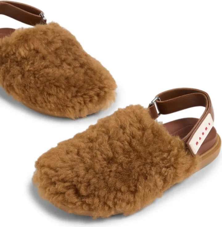 Sabot shearling mules - Image 5