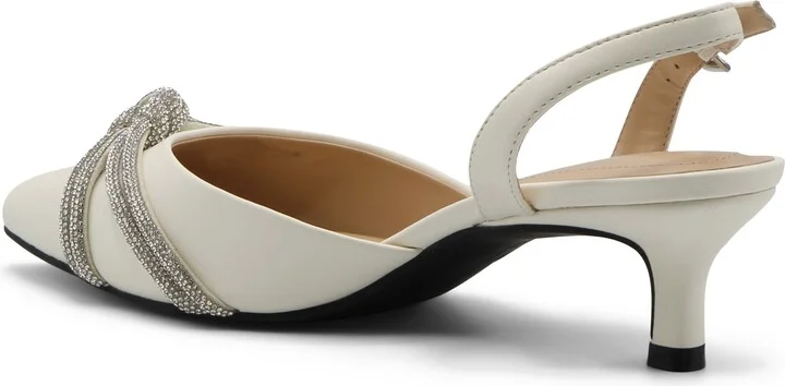 Sabriel Rhinestone Bow Pump - Image 2