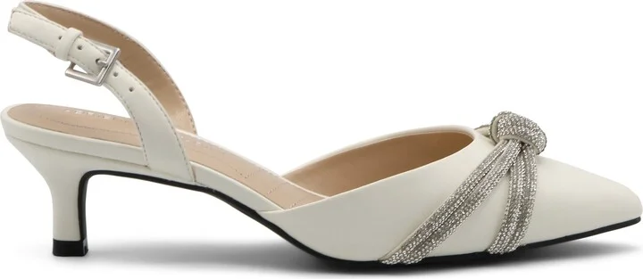 Sabriel Rhinestone Bow Pump - Image 3