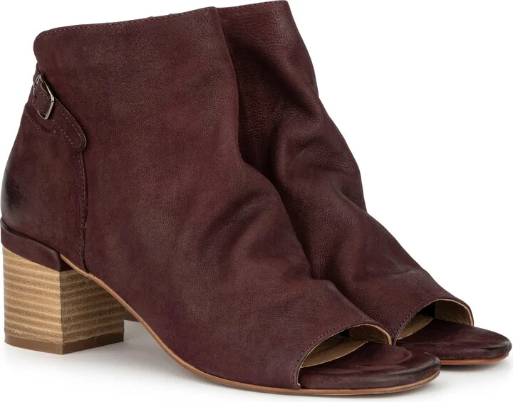 Sabrina Leather Block Heel Bootie - Image 7