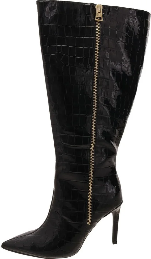 SABRINAAP2XWC Womens Extra Wide Calf Manmade Knee-High Boots