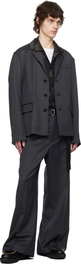 sacai Black Boat Boots - Image 5