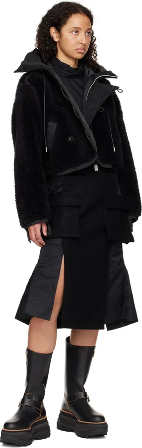 sacai Black Engineer Boots - Image 5