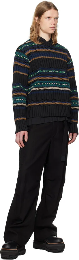 sacai Black Leather Oxfords - Image 5